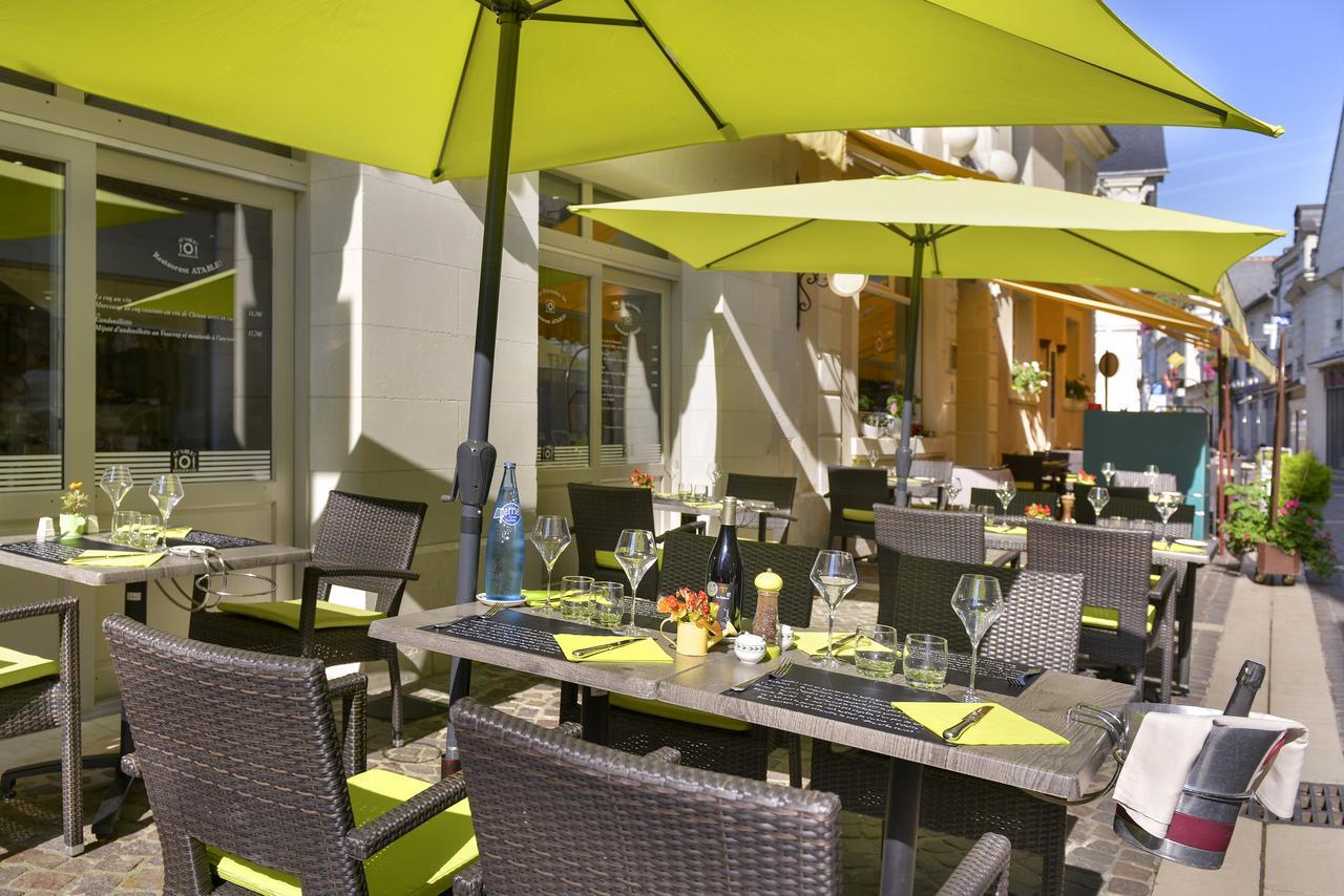 Logis Hotel Restaurant La Boule D'Or Chinon Eksteriør bilde
